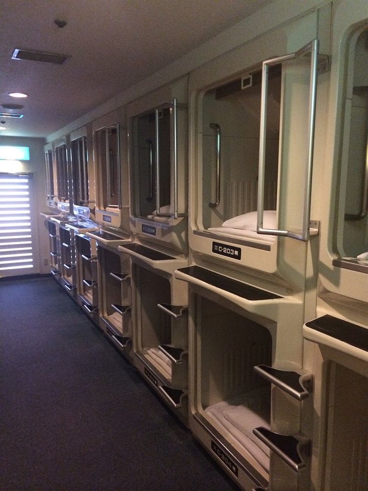 Capsule Hotel Asahi Plaza Shinsaibashi Osaka Dış mekan fotoğraf