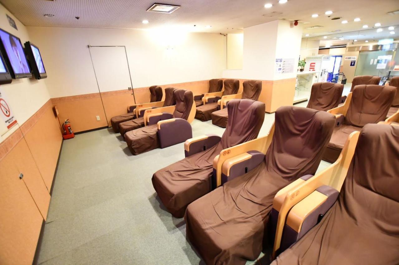 Capsule Hotel Asahi Plaza Shinsaibashi Osaka Dış mekan fotoğraf